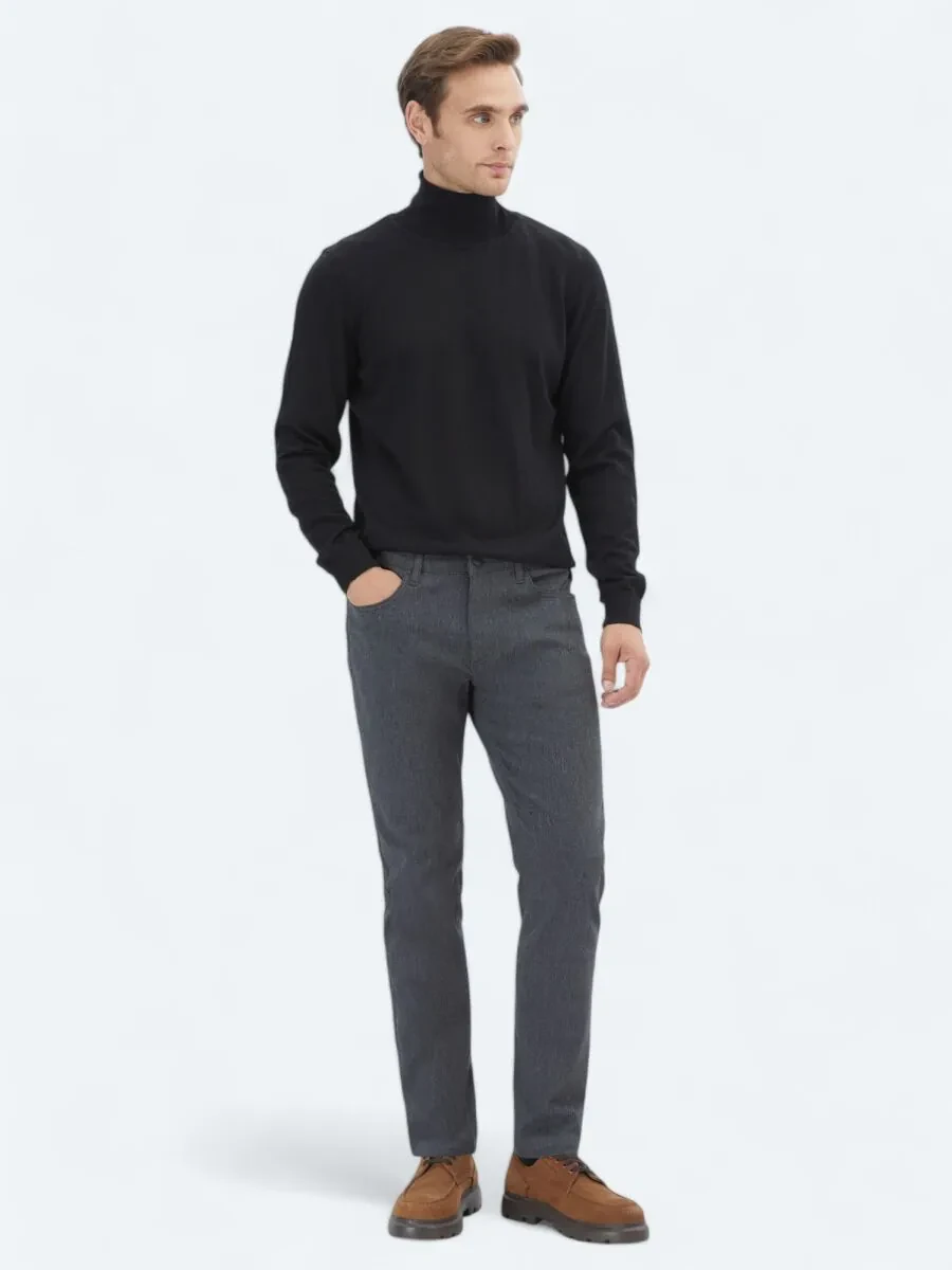 Black Knitwear Sweatshirt - 2