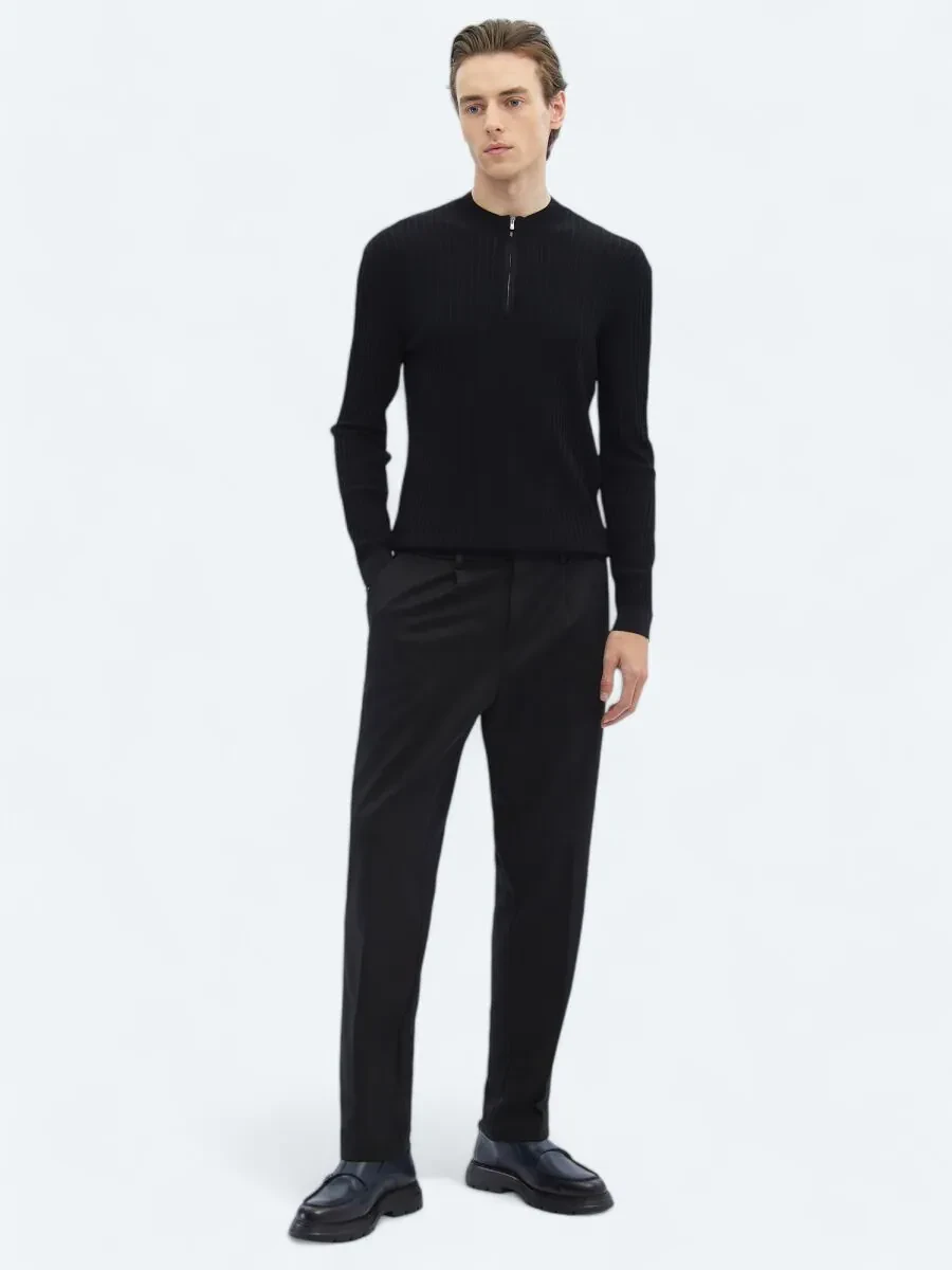 Black Knitwear Sweatshirt - 2
