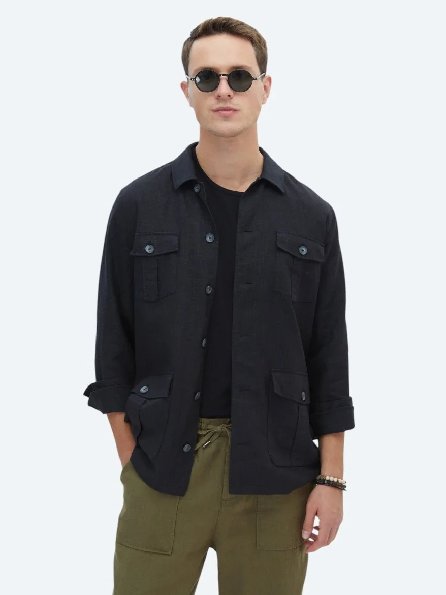 Black Overshirt 