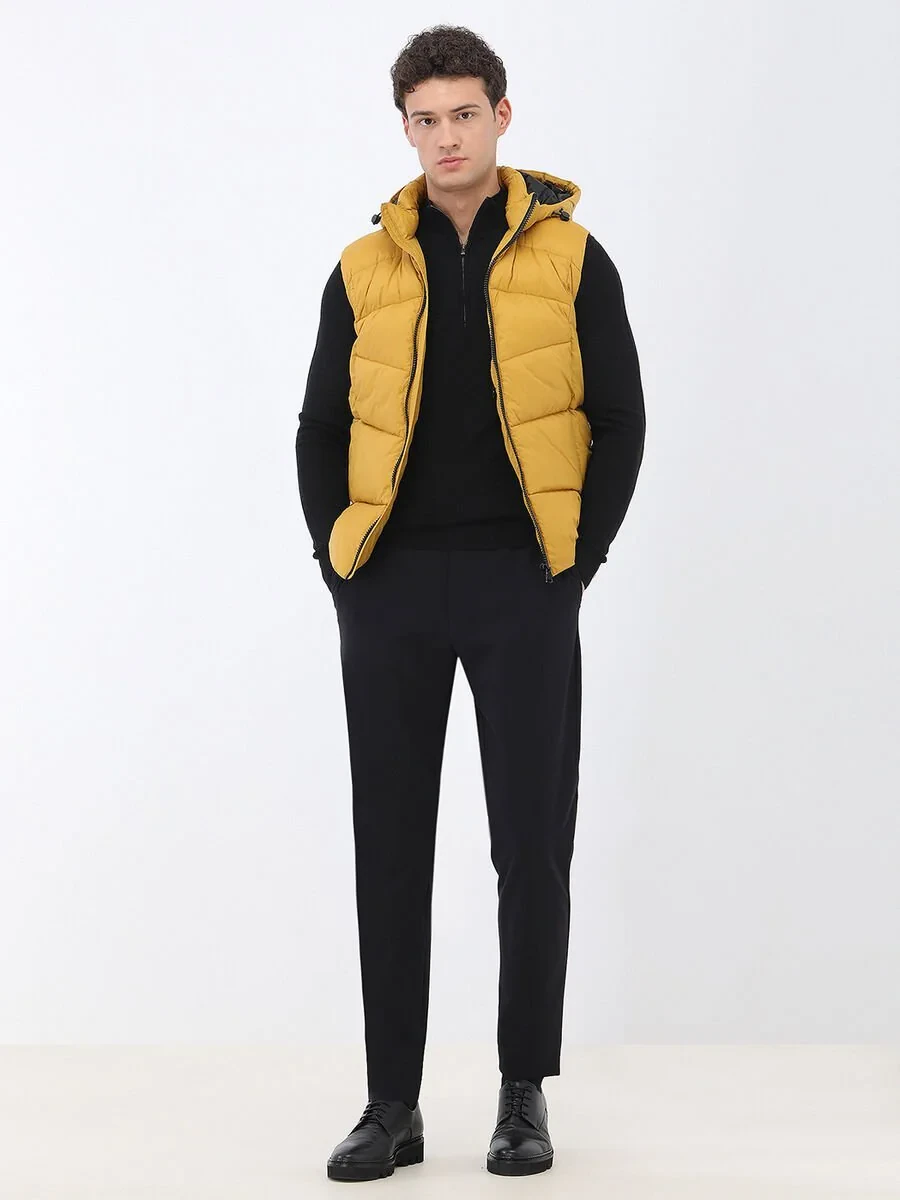 Black Plain Comfort Fit Suit - 3
