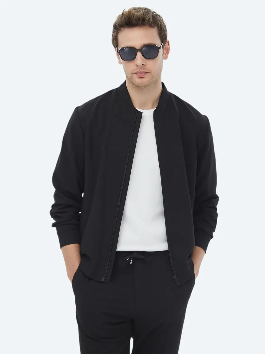 Black Plain Oversize Fit Suit - 2