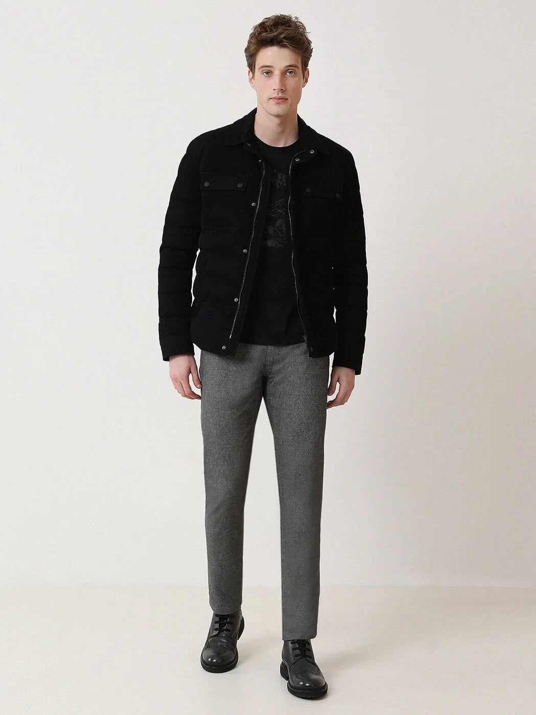 Black Regular Fit Blazer - 2