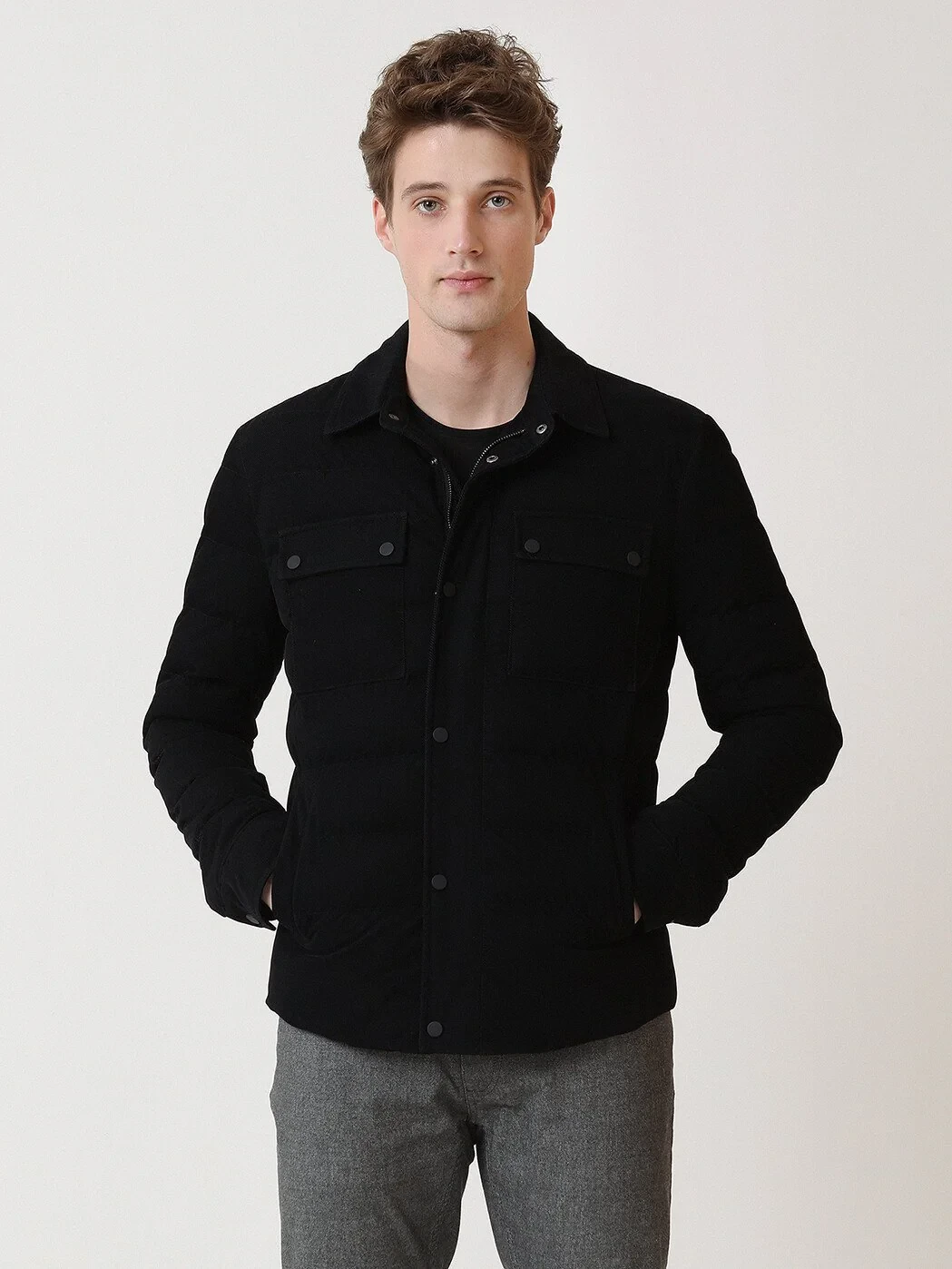 Black Regular Fit Blazer - 4