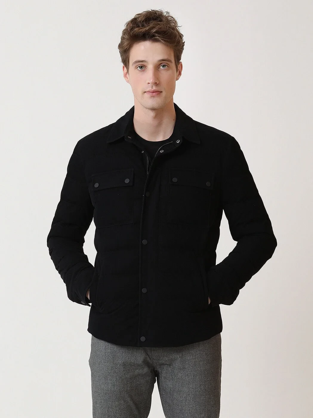 Black Regular Fit Blazer - 4