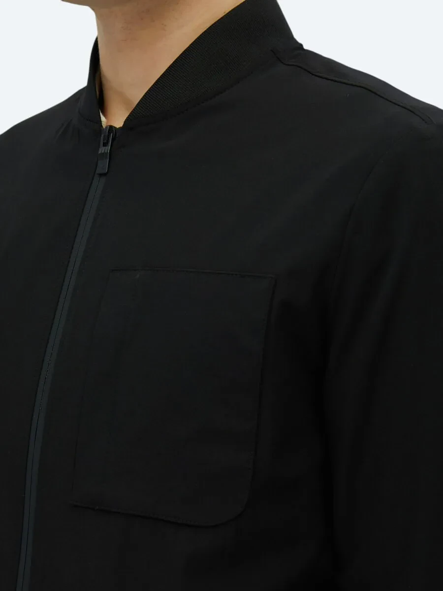 Black Regular Fit Blazer - 5