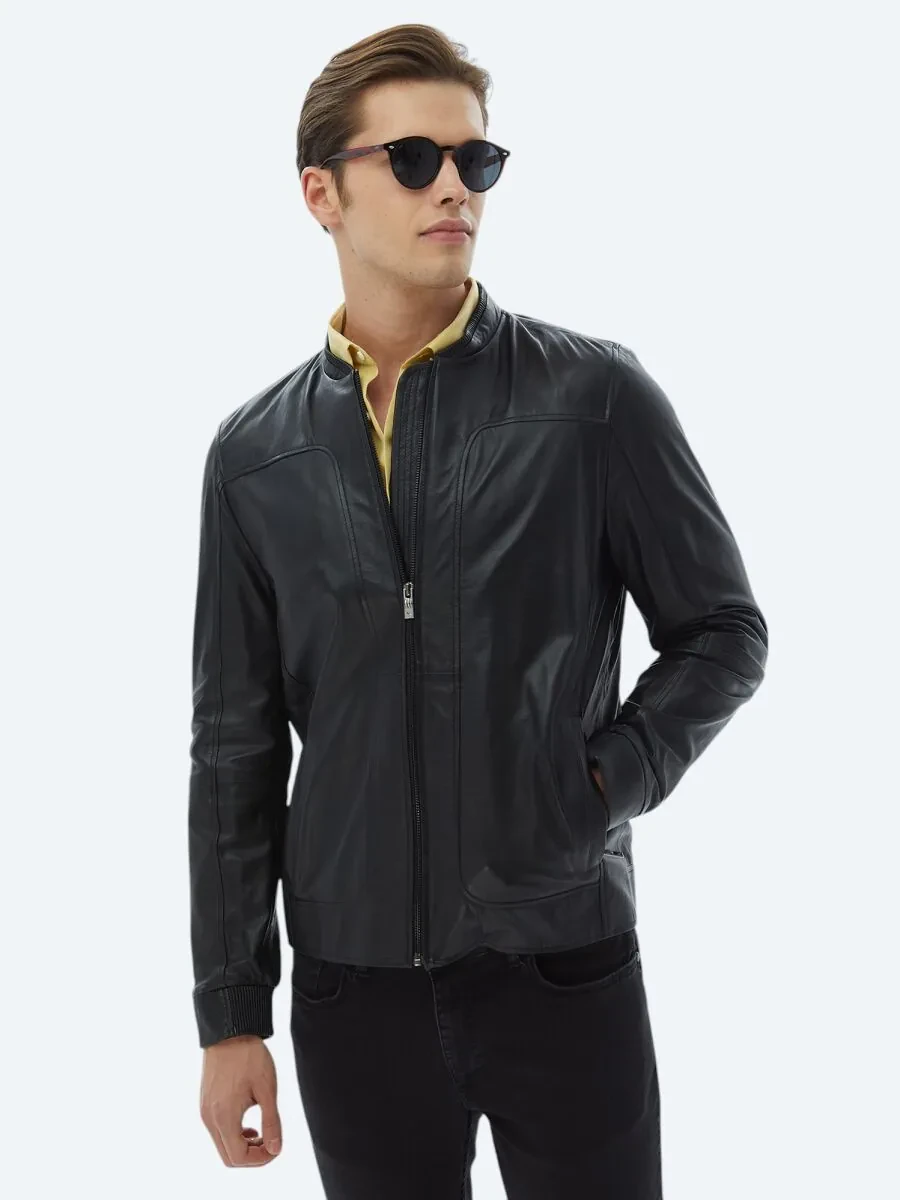 Black Sheep Leather Leather Coat - 1