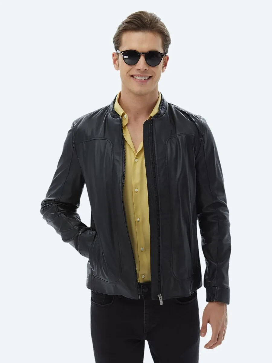 Black Sheep Leather Leather Coat - 4