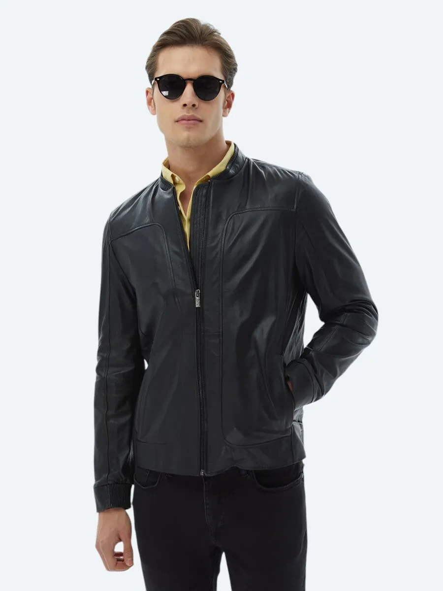 Black Sheep Leather Leather Coat - 5