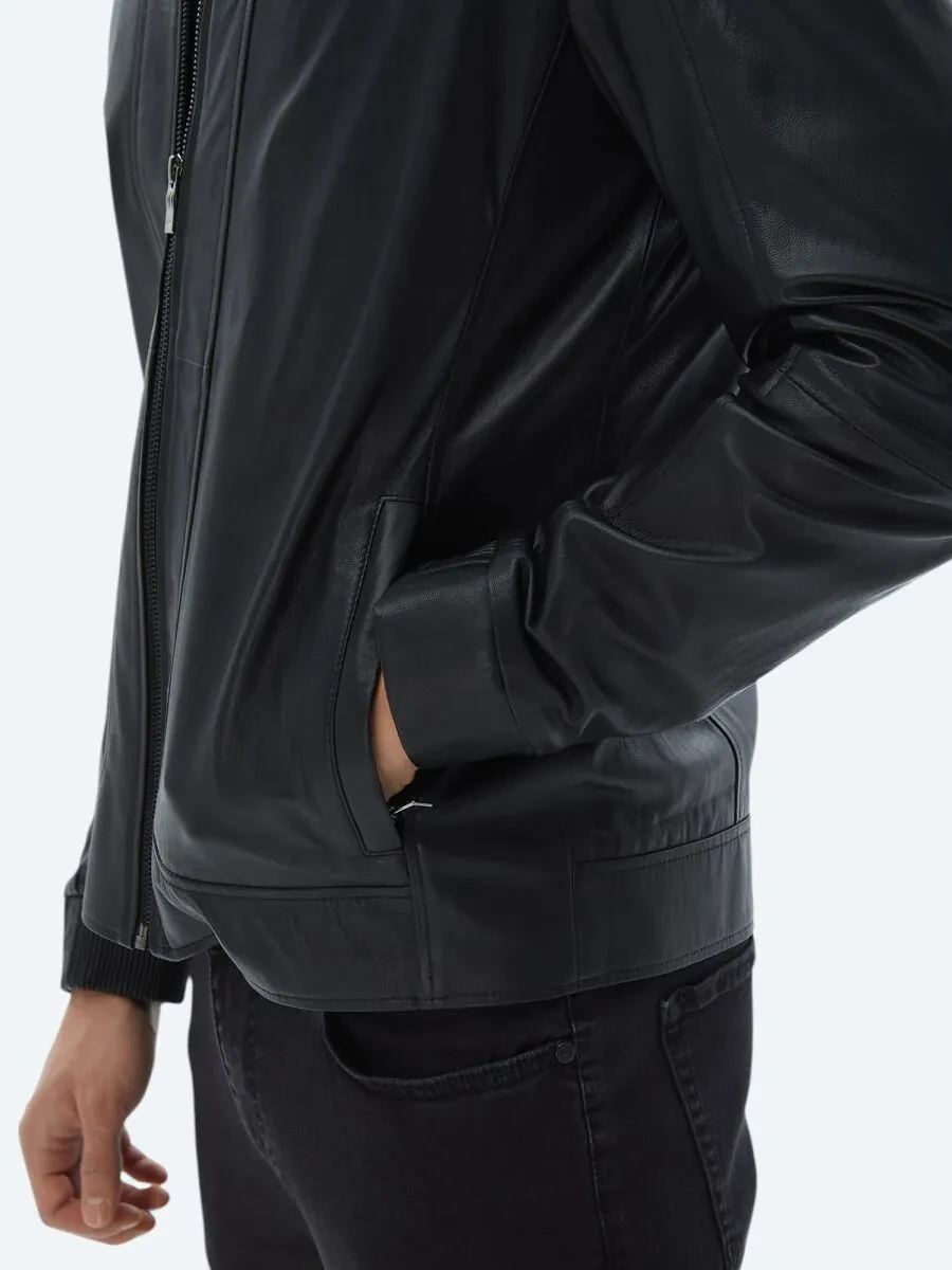 Black Sheep Leather Leather Coat - 6