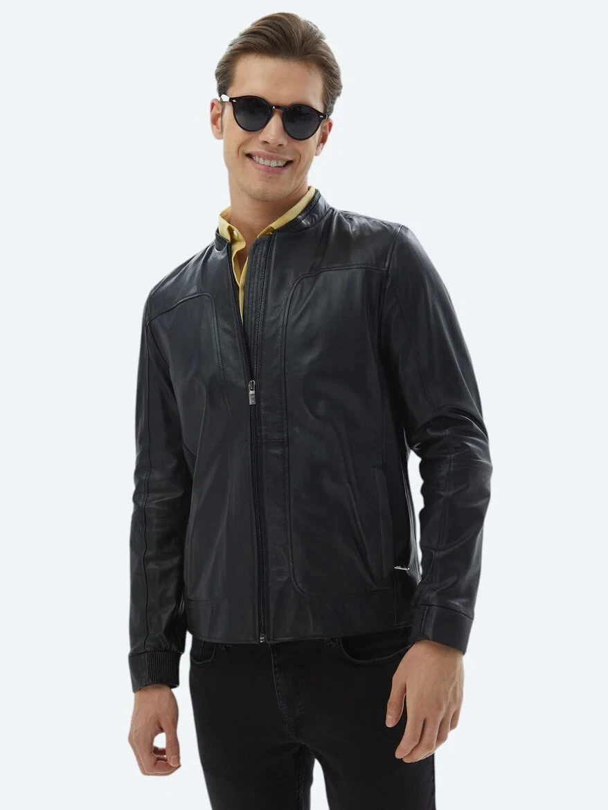 Black Sheep Leather Leather Coat - 7