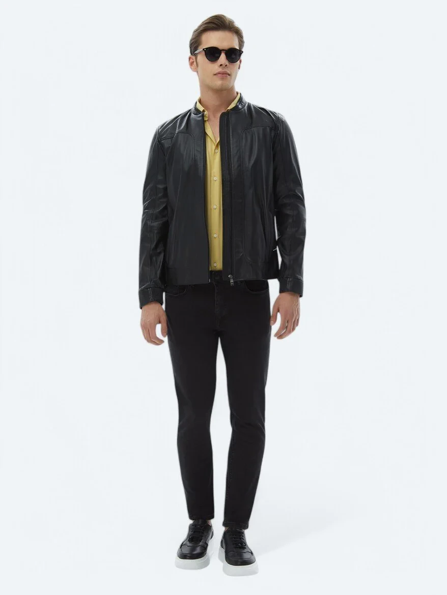 Black Sheep Leather Leather Coat - 8