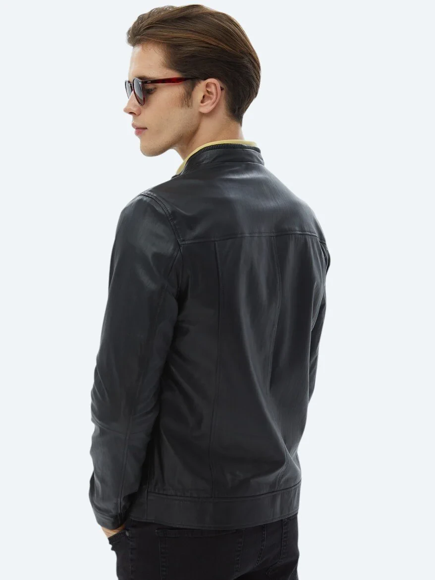 Black Sheep Leather Leather Coat - 10
