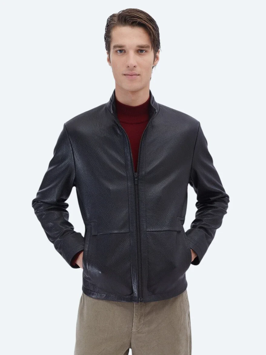 Black Sheep Leather Leather Coat - 1