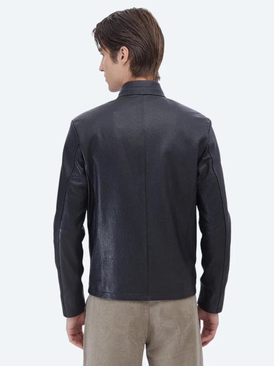 Black Sheep Leather Leather Coat - 7