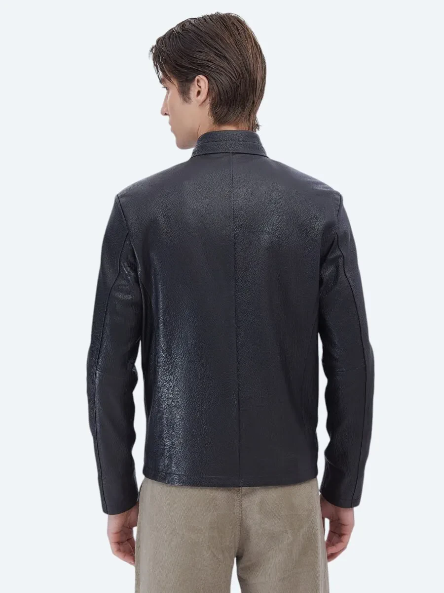 Black Sheep Leather Leather Coat - 7
