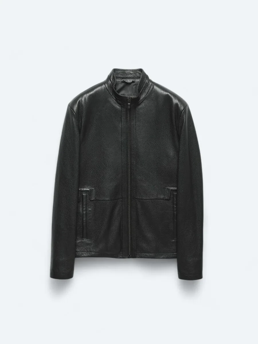 Black Sheep Leather Leather Coat - 8
