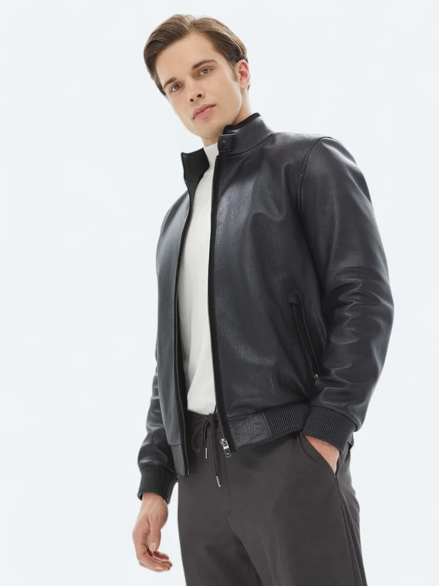 Black Sheep Leather Leather Coat - 3