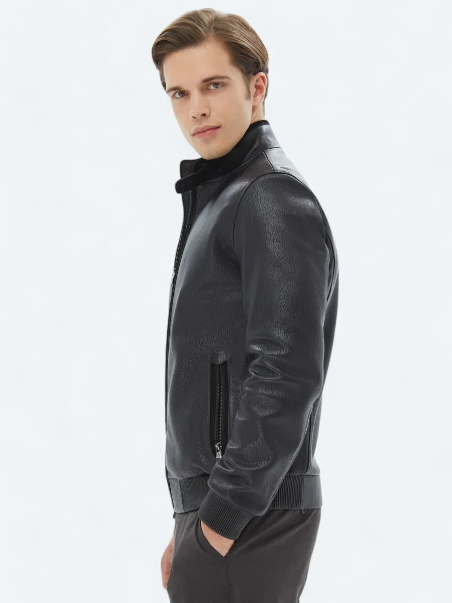 Black Sheep Leather Leather Coat - 5