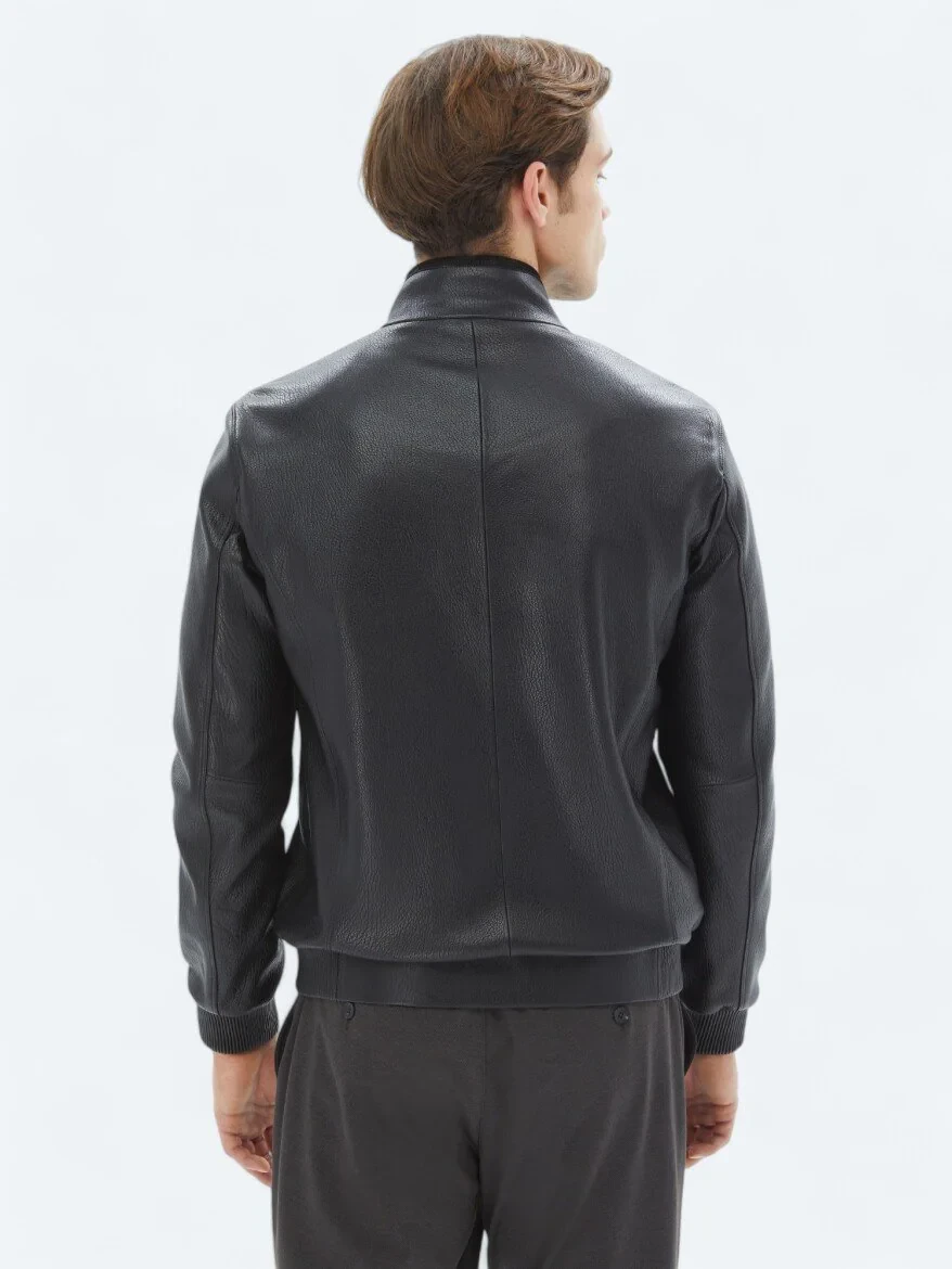 Black Sheep Leather Leather Coat - 7