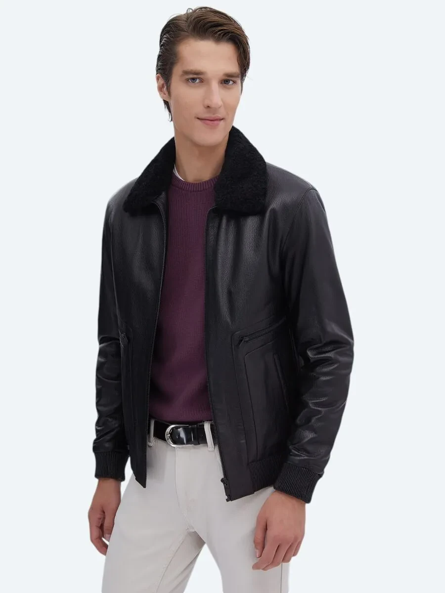 Black Sheep Leather Leather Coat - 1