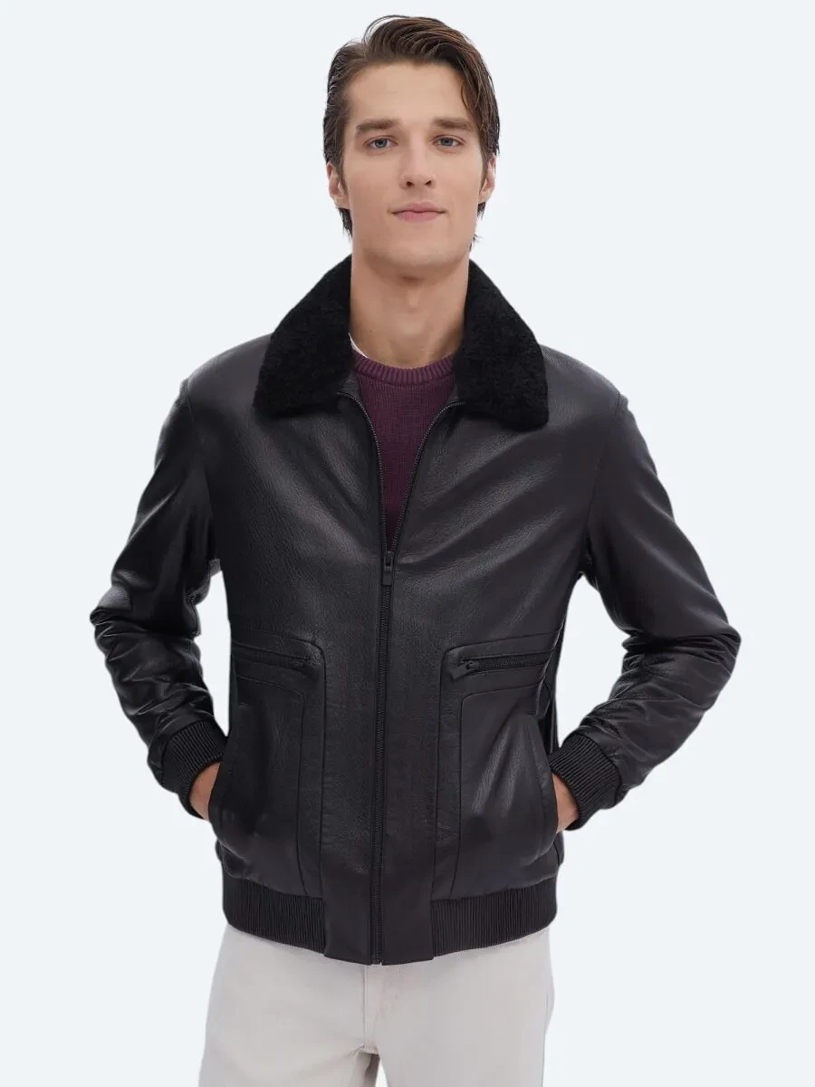 Black Sheep Leather Leather Coat - 3