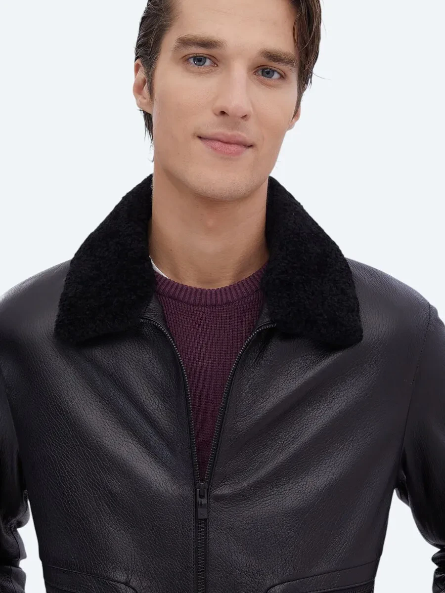 Black Sheep Leather Leather Coat - 4