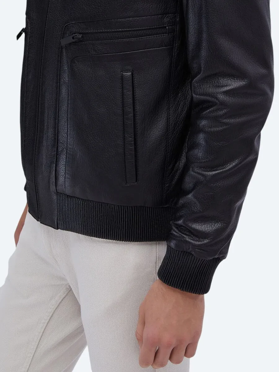 Black Sheep Leather Leather Coat - 5