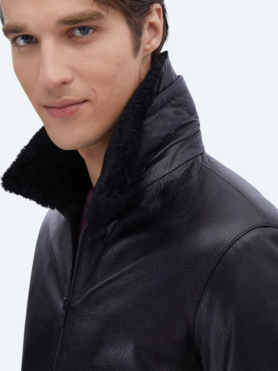 Black Sheep Leather Leather Coat - 6