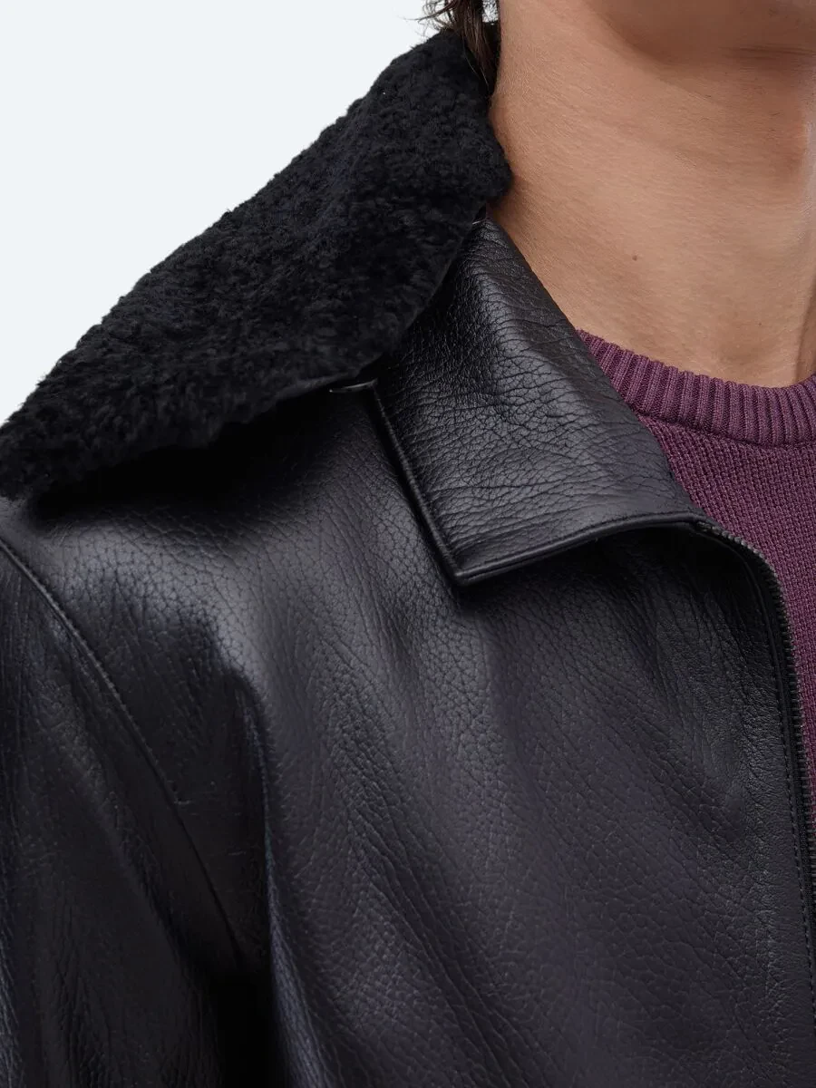 Black Sheep Leather Leather Coat - 7