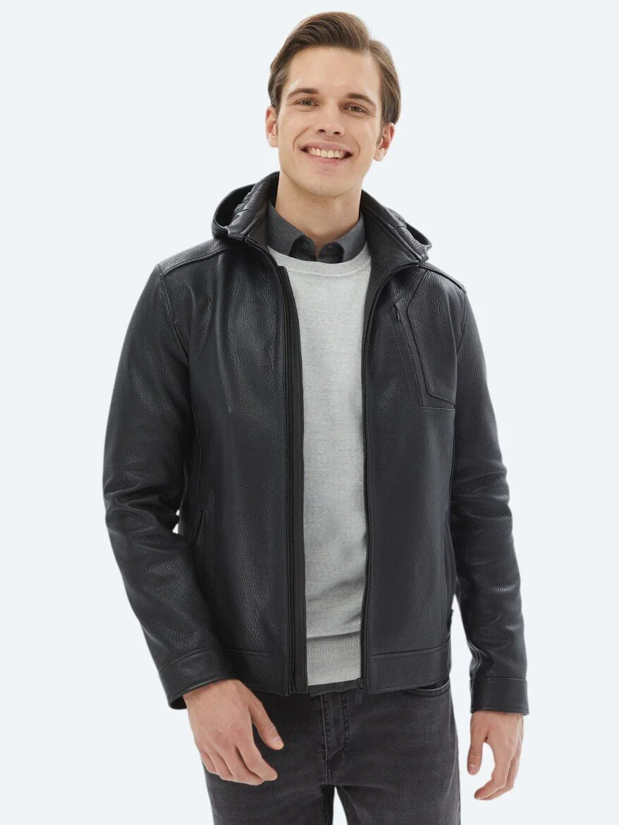 Black Sheep Leather Leather Coat - 1