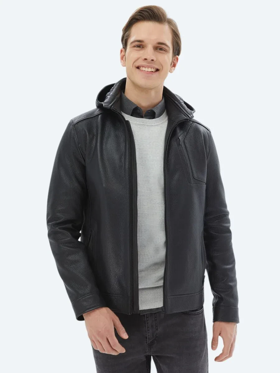 Black Sheep Leather Leather Coat - 1