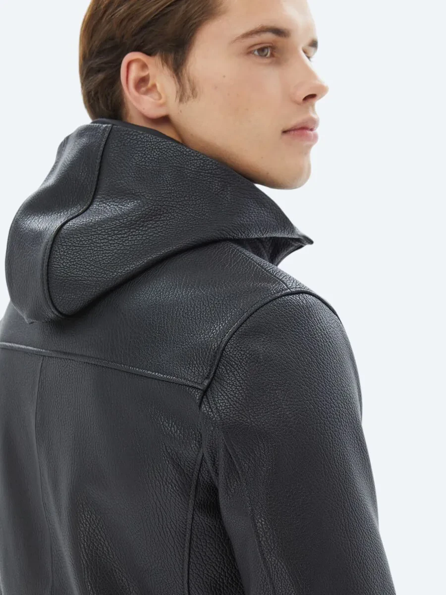 Black Sheep Leather Leather Coat - 7