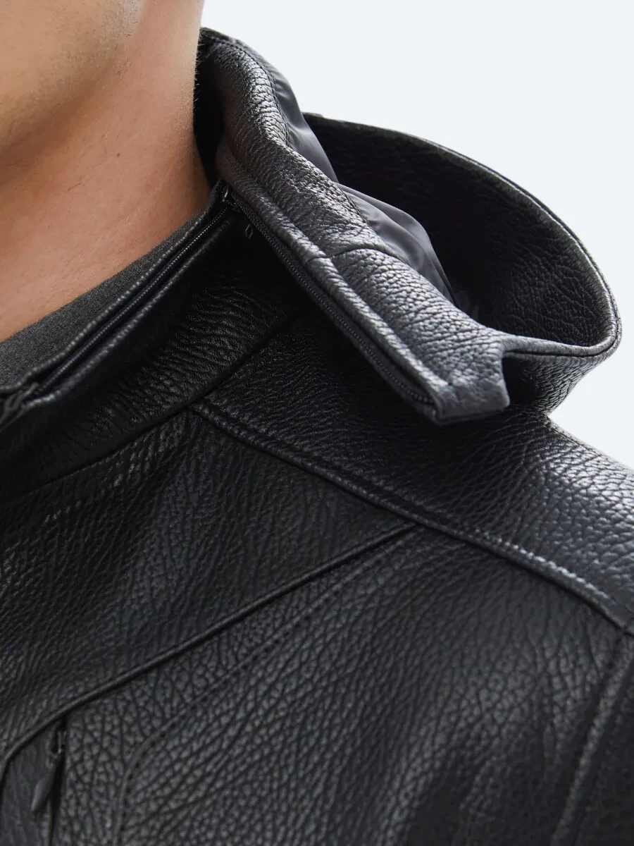 Black Sheep Leather Leather Coat - 8