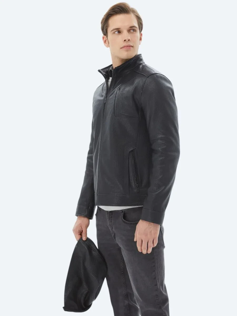 Black Sheep Leather Leather Coat - 10
