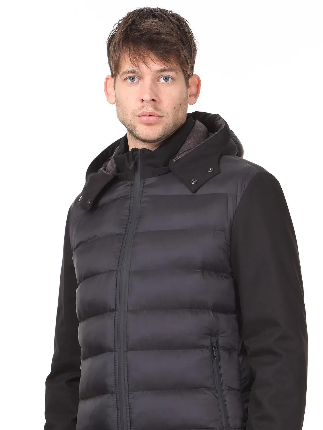 Black Weaving Coat - 2