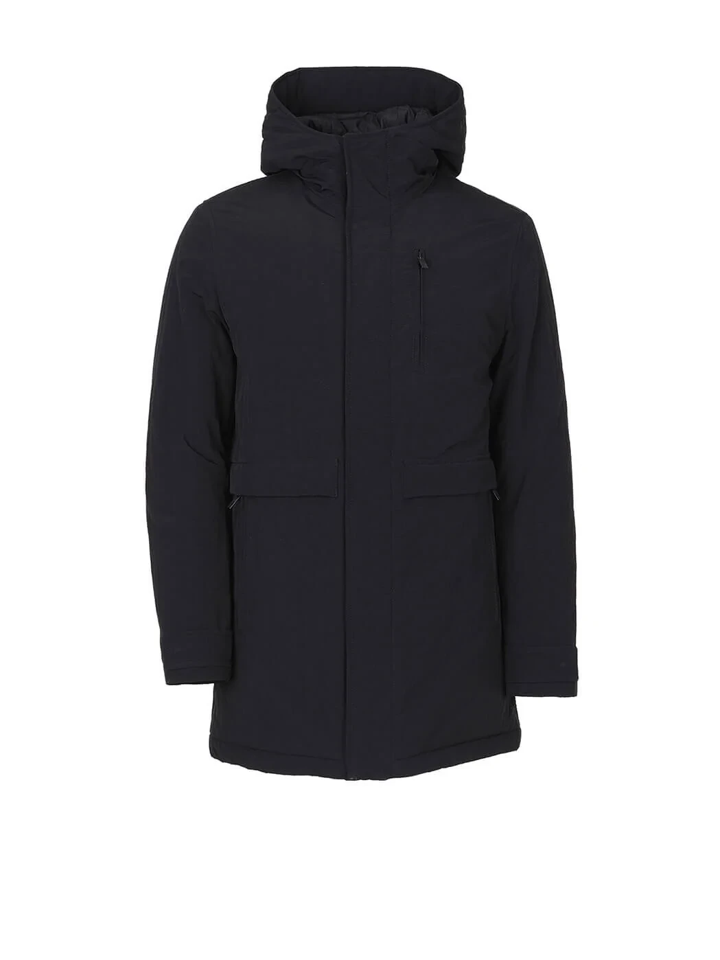 Black Weaving Coat - 8