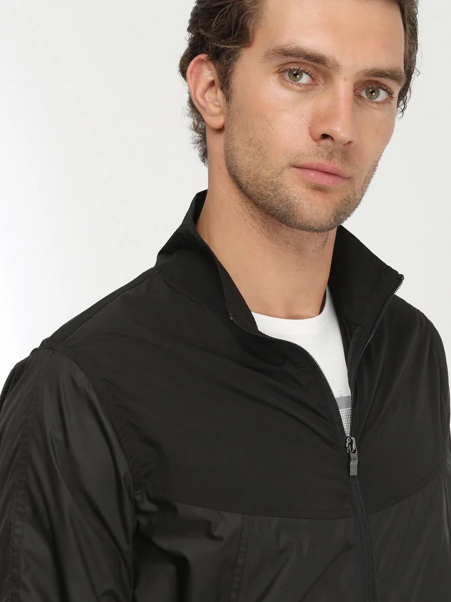 Black Weaving Coat - 4