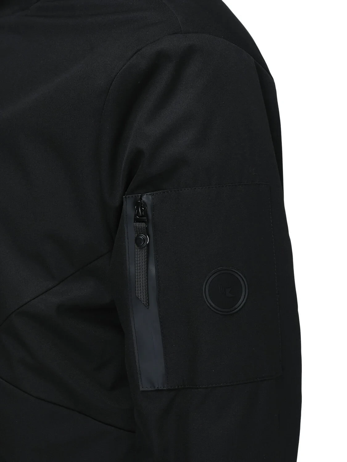 Black Weaving Coat - 4
