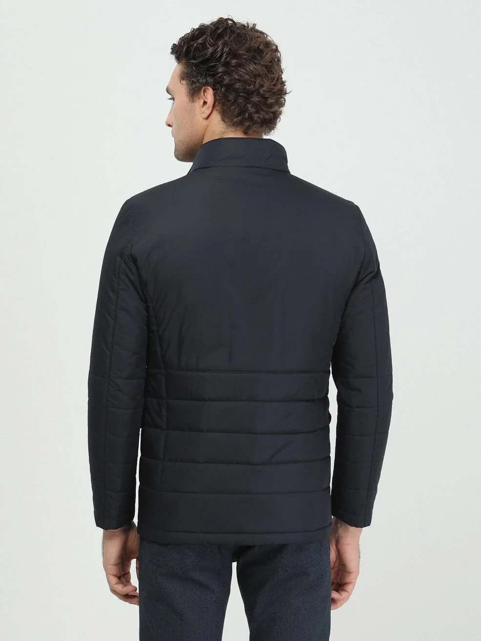 Black Weaving Coat - 4