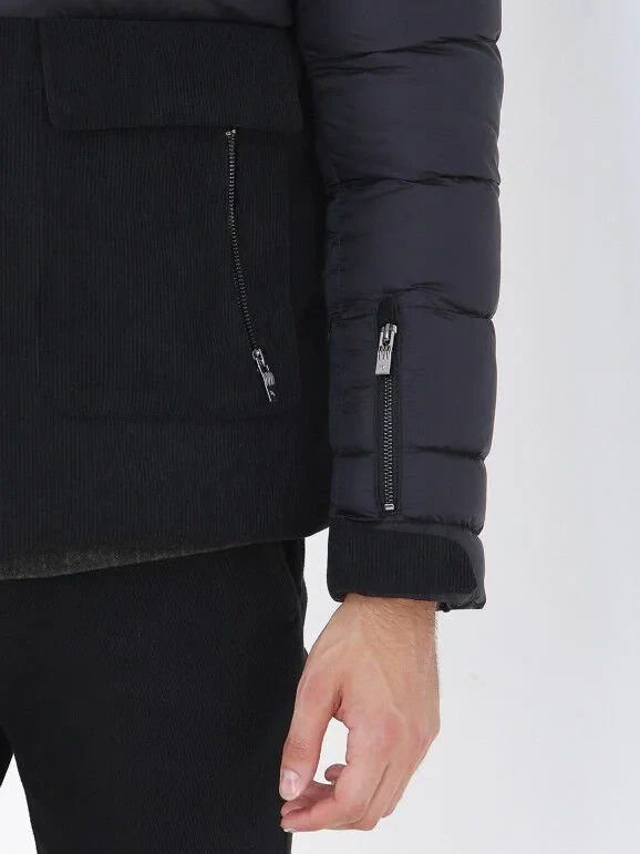 Black Weaving Coat - 5