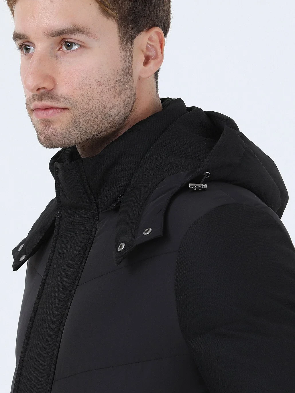 Black Weaving Coat - 6