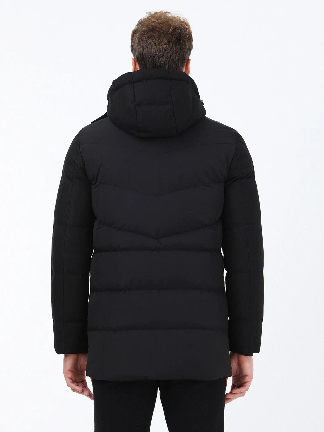 Black Weaving Coat - 7