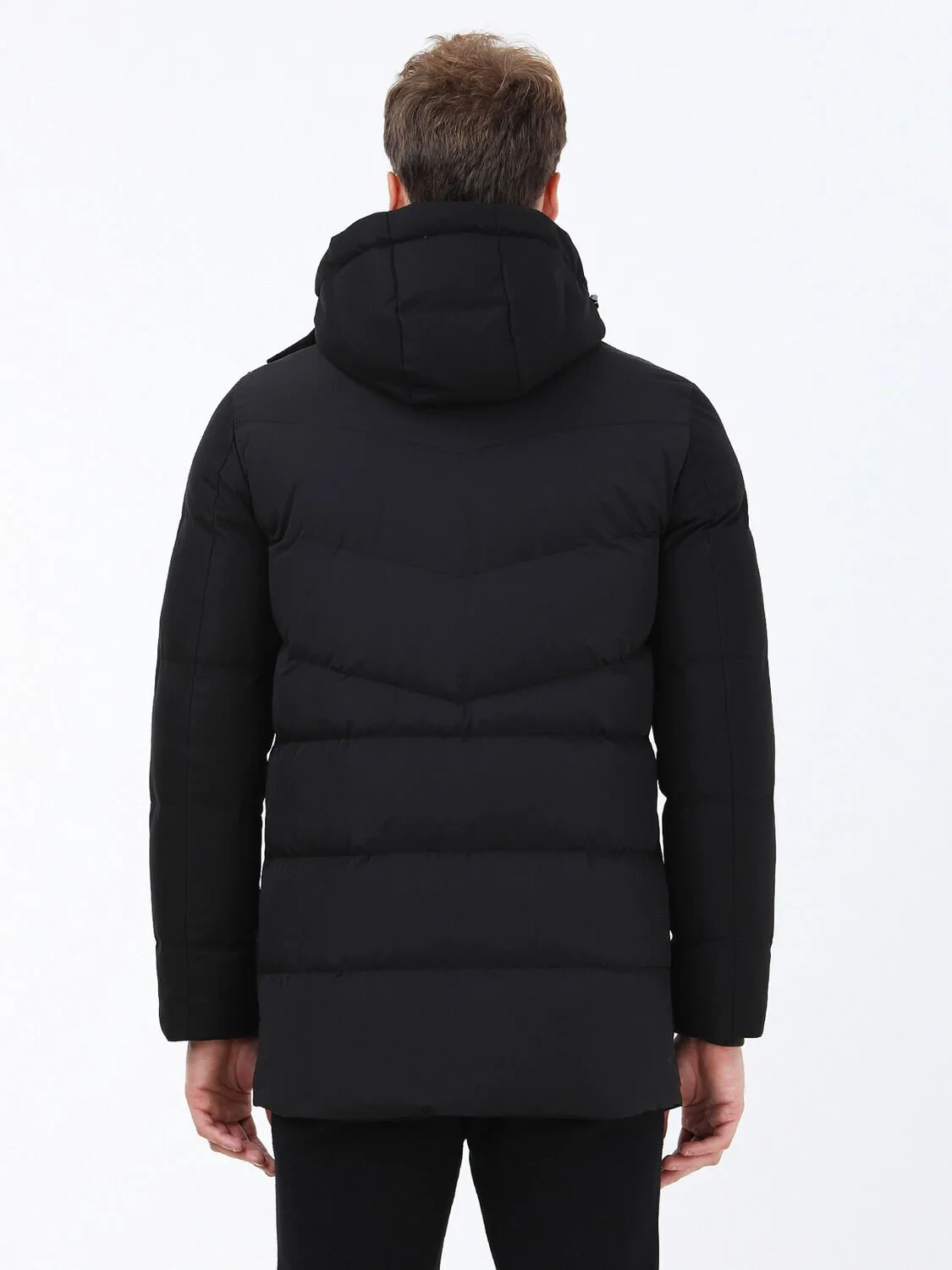 Black Weaving Coat - 7