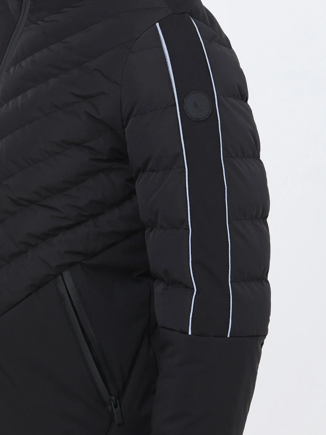 Black Weaving Coat - 4