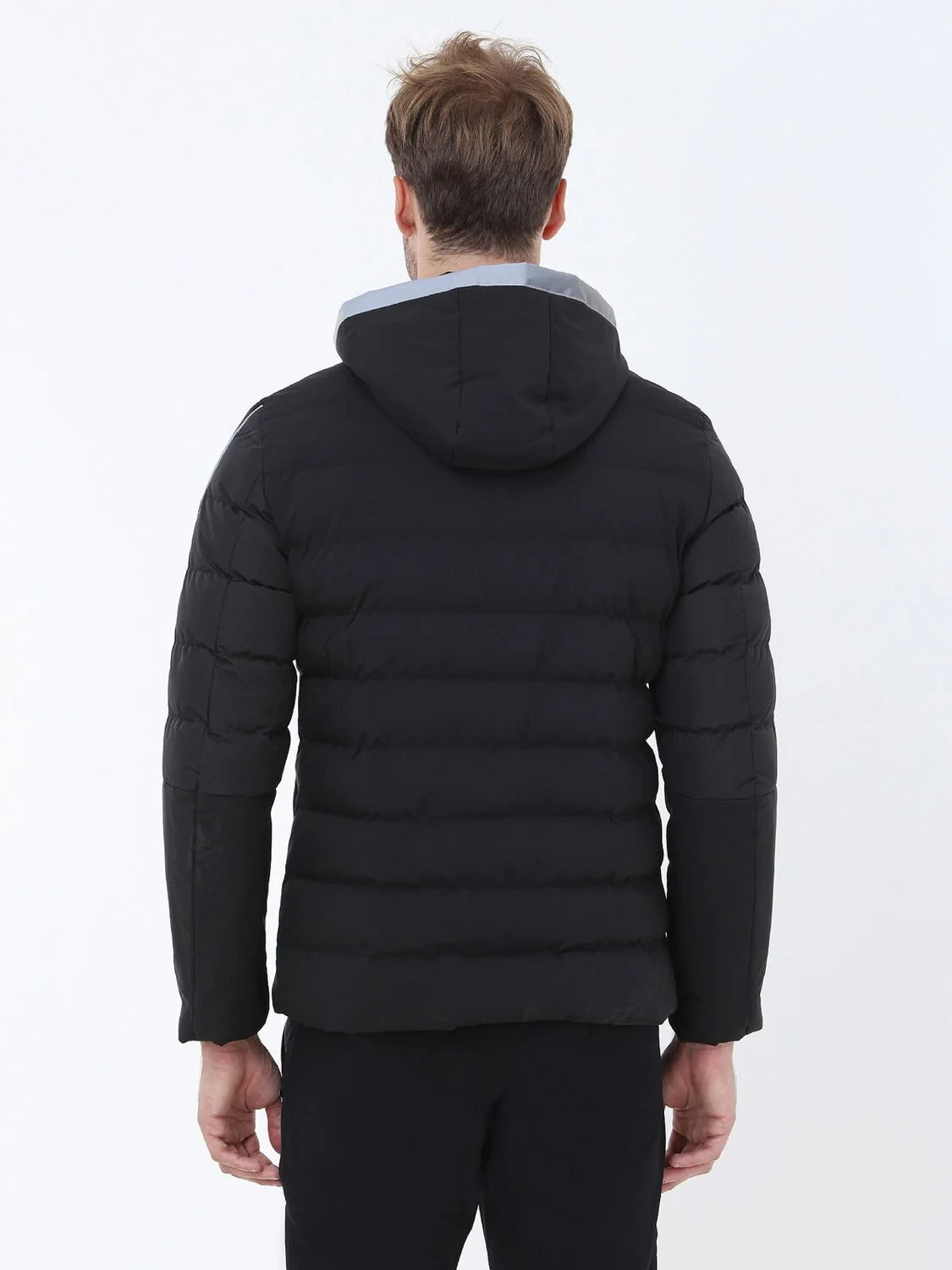 Black Weaving Coat - 5