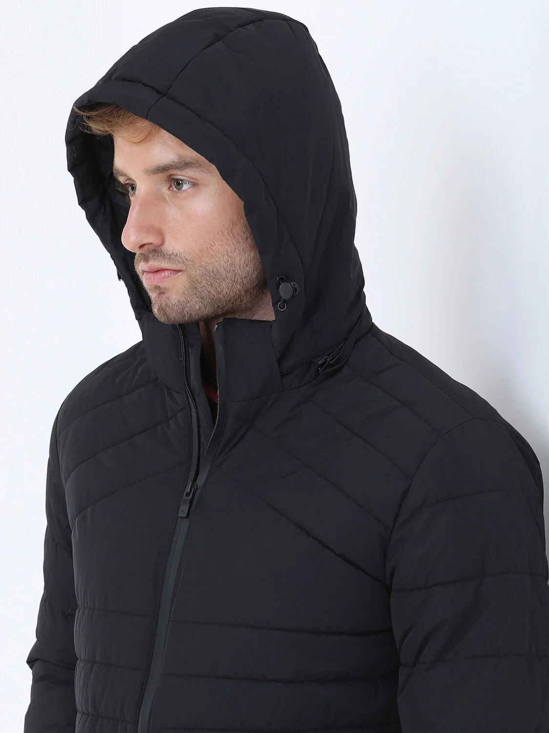 Black Weaving Coat - 4
