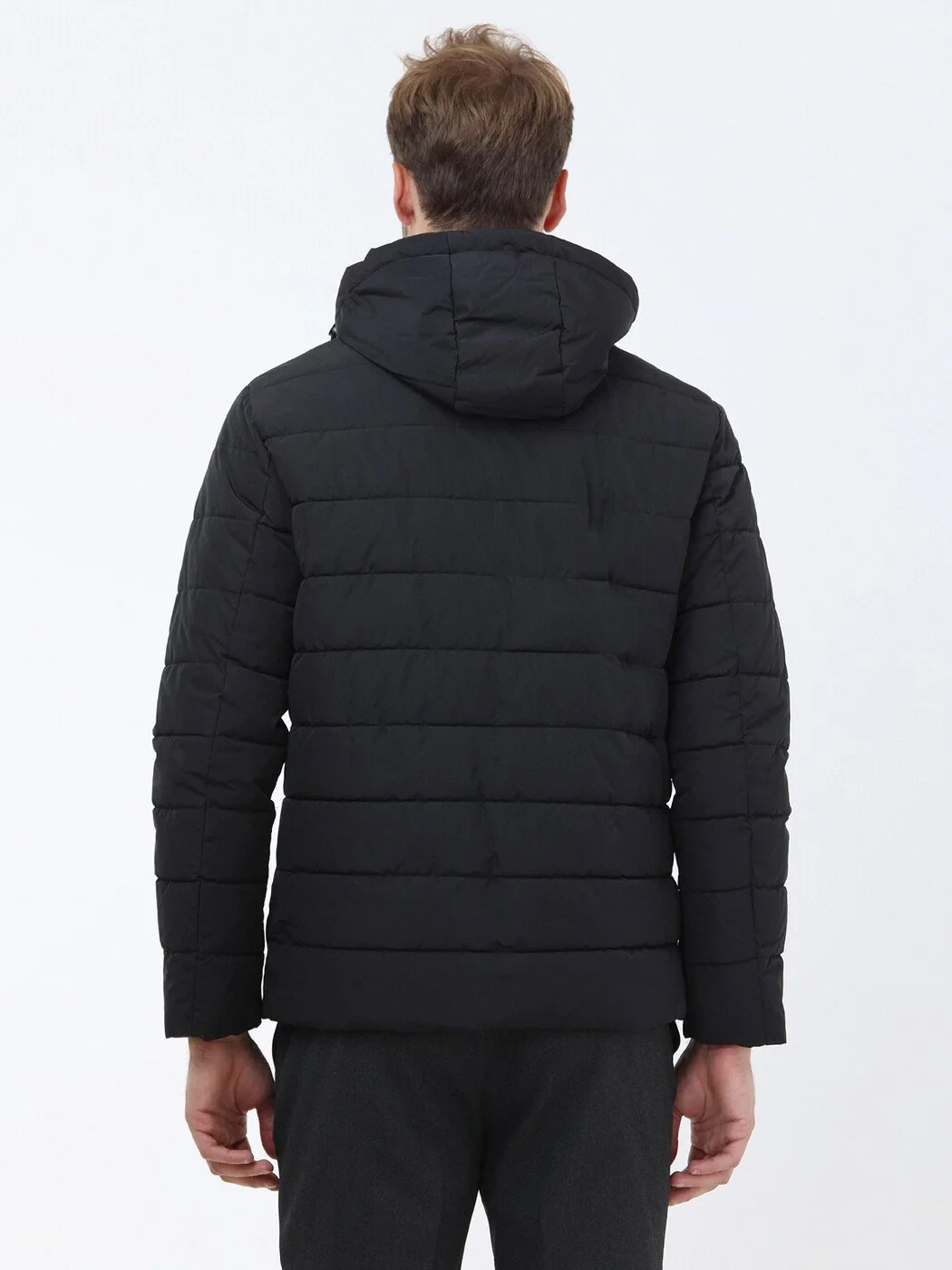 Black Weaving Coat - 5
