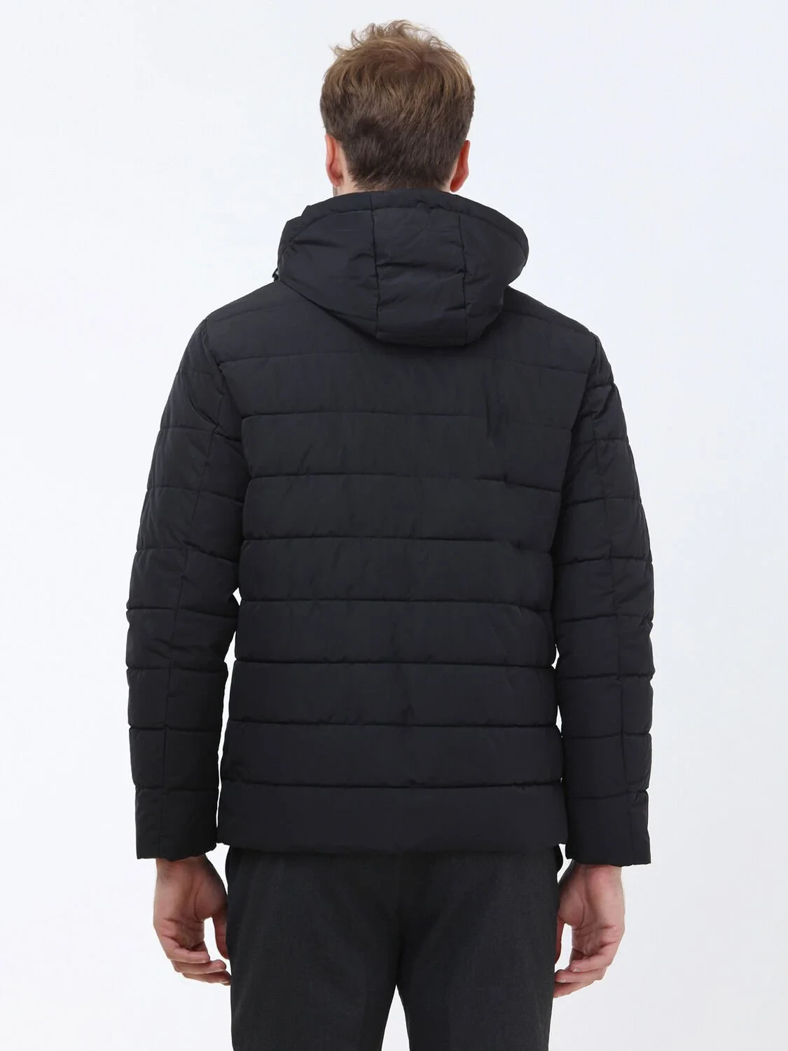 Black Weaving Coat - 5