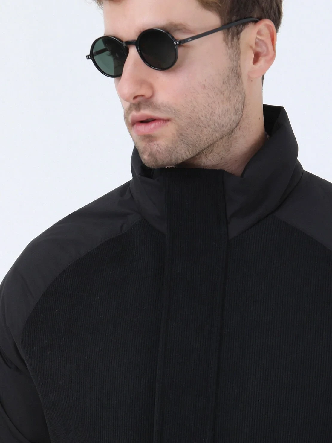 Black Weaving Coat - 4