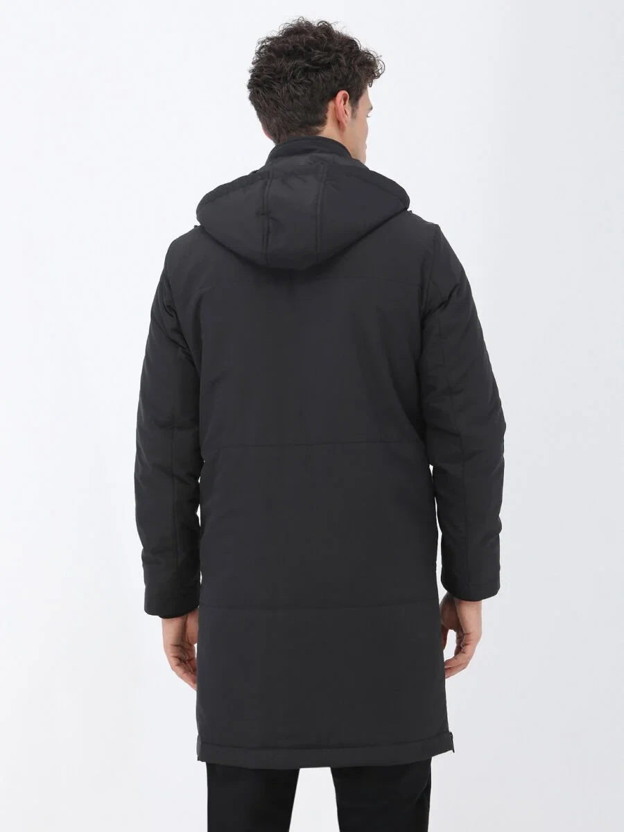 Black Weaving Coat - 6